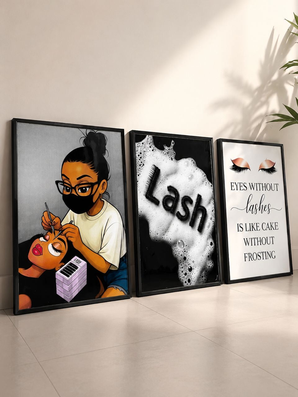 Lash Queen 3-in-1 Wall Frame Set