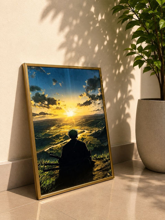 Zoro at Sunset Wall Frame