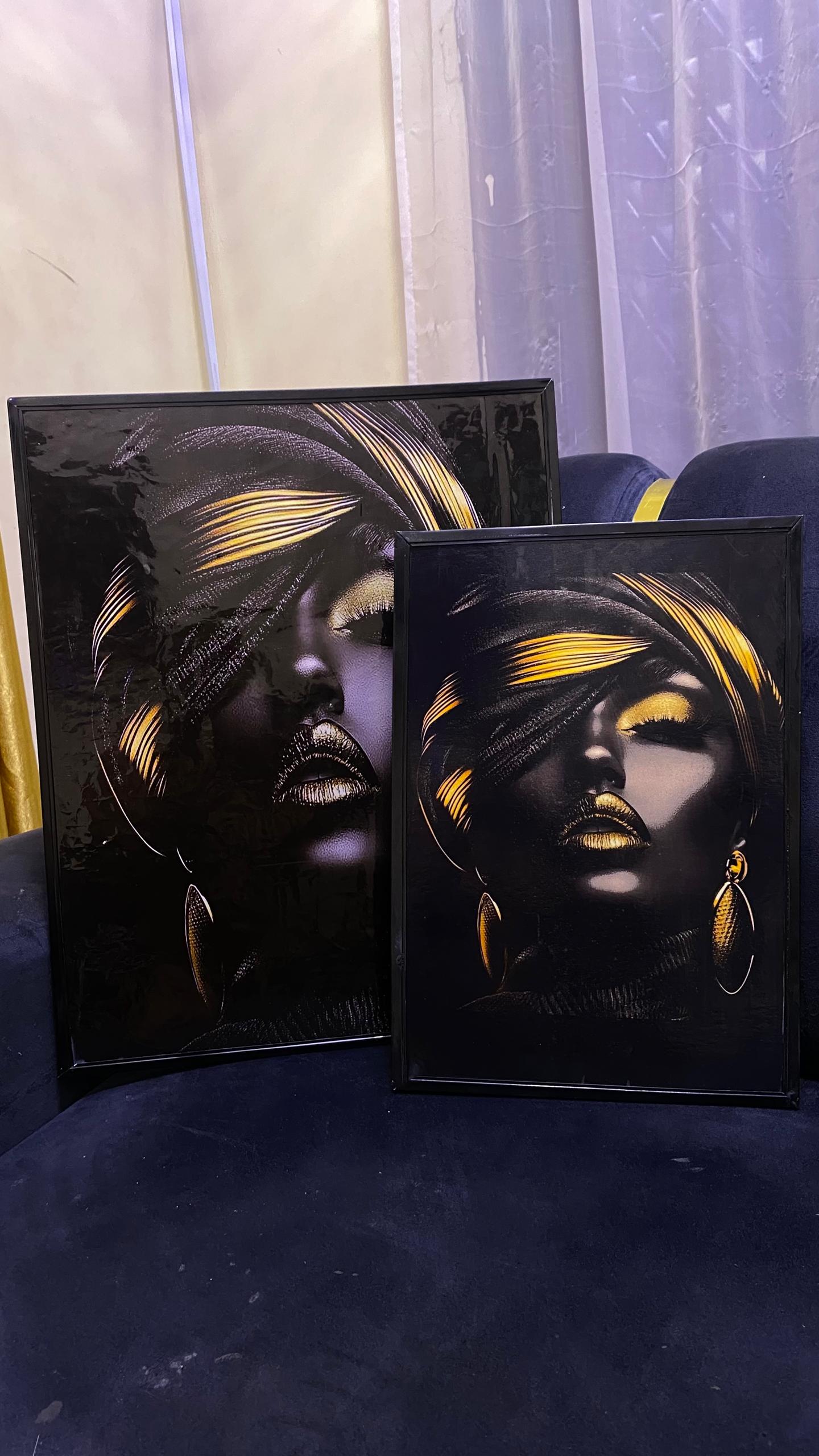Golden Queen Luxury Art Frame