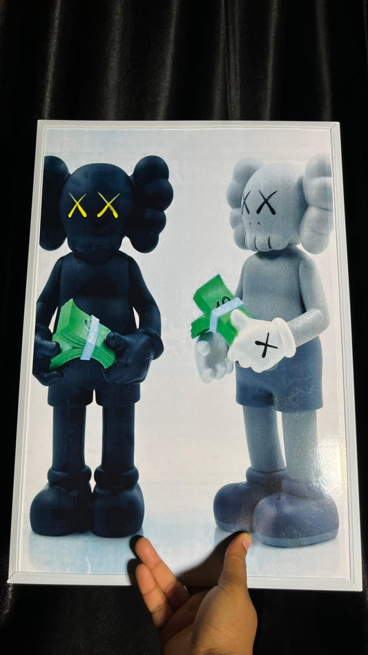 KAWS Duo Statement Art Frame