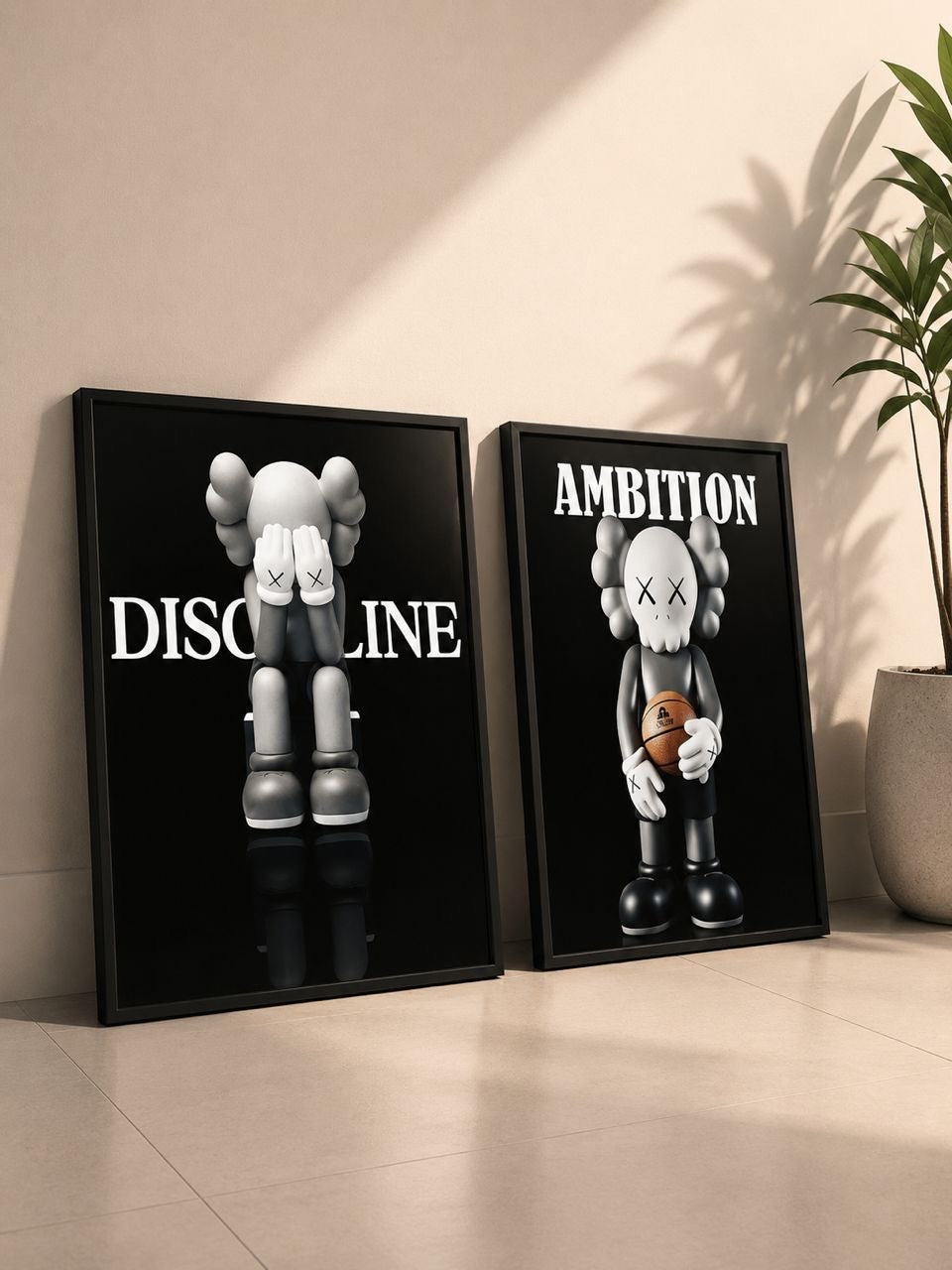 Discipline & Ambition 2-in-1 Wall Frame Set