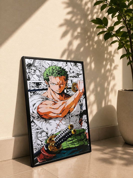 Zoro — The Swordsman Wall Frame