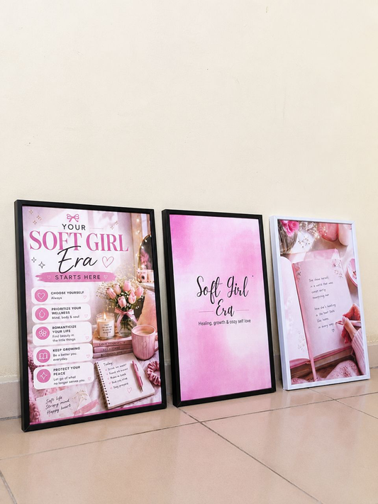 Soft Girl Era 3-in-1 Wall Frame Set